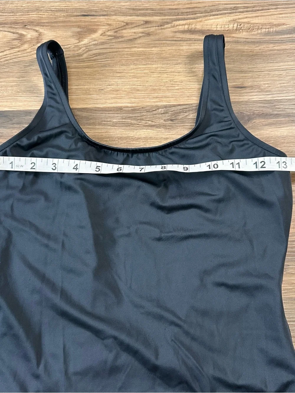 Onia‎ One Piece Swimsuit Womens Large Black Scoop Neck Classic Beach Modest EUC
